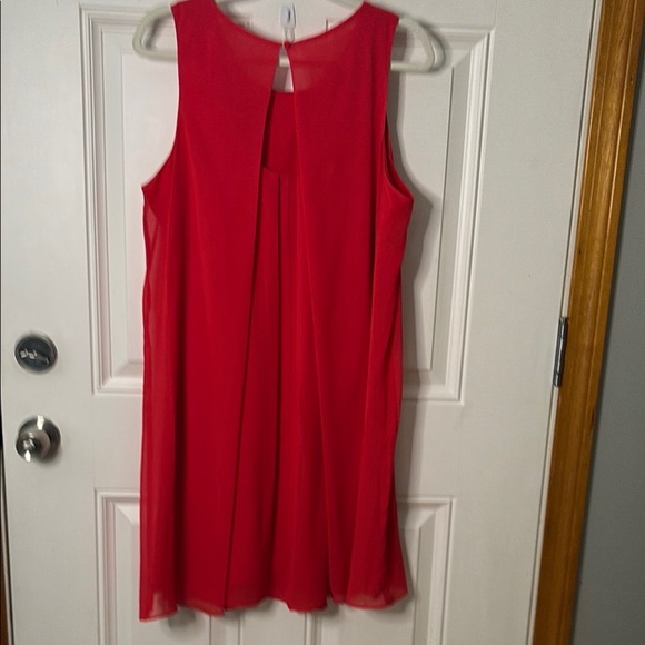 EUC Vibrant Coral Sleeveless Dress - Picture 2 of 6